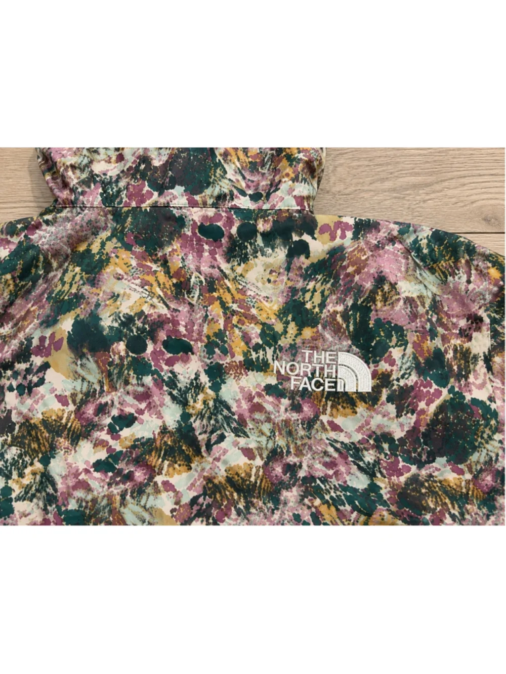 The North Face Girls XL 14/16 Lavender Floral Rain Jacket Hooded Waterproof 2024